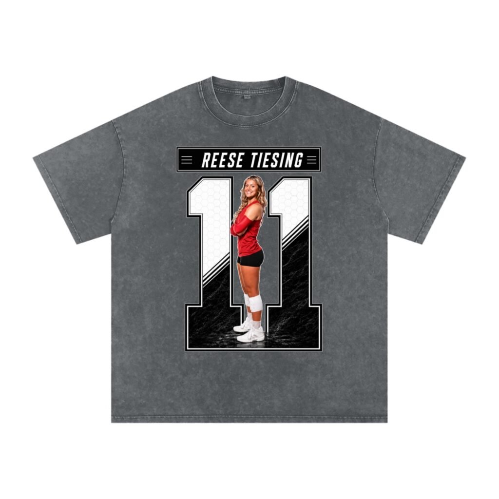 Reese Tiesing Snow Washed Oversized TEE