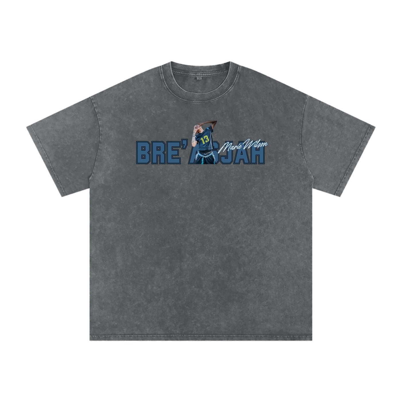 Bre'asjah Snow Washed Oversized TEE - Image 4