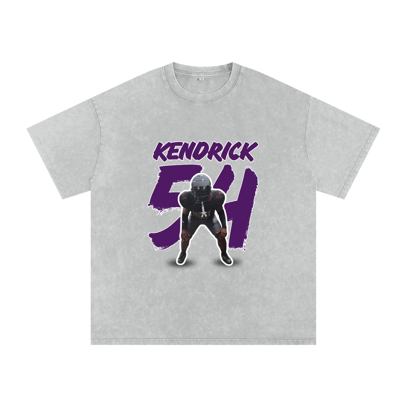 Kendrick Snow Washed Oversized TEE - Image 3