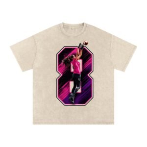 Angelicia Hampton  Snow Washed Oversized TEE - Image 2