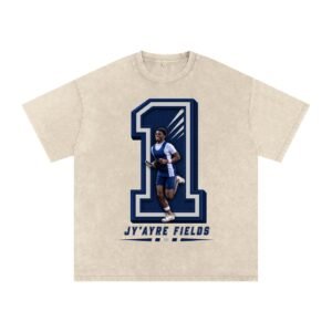 Jy'ayre Fields Snow Washed Oversized TEE - Image 2