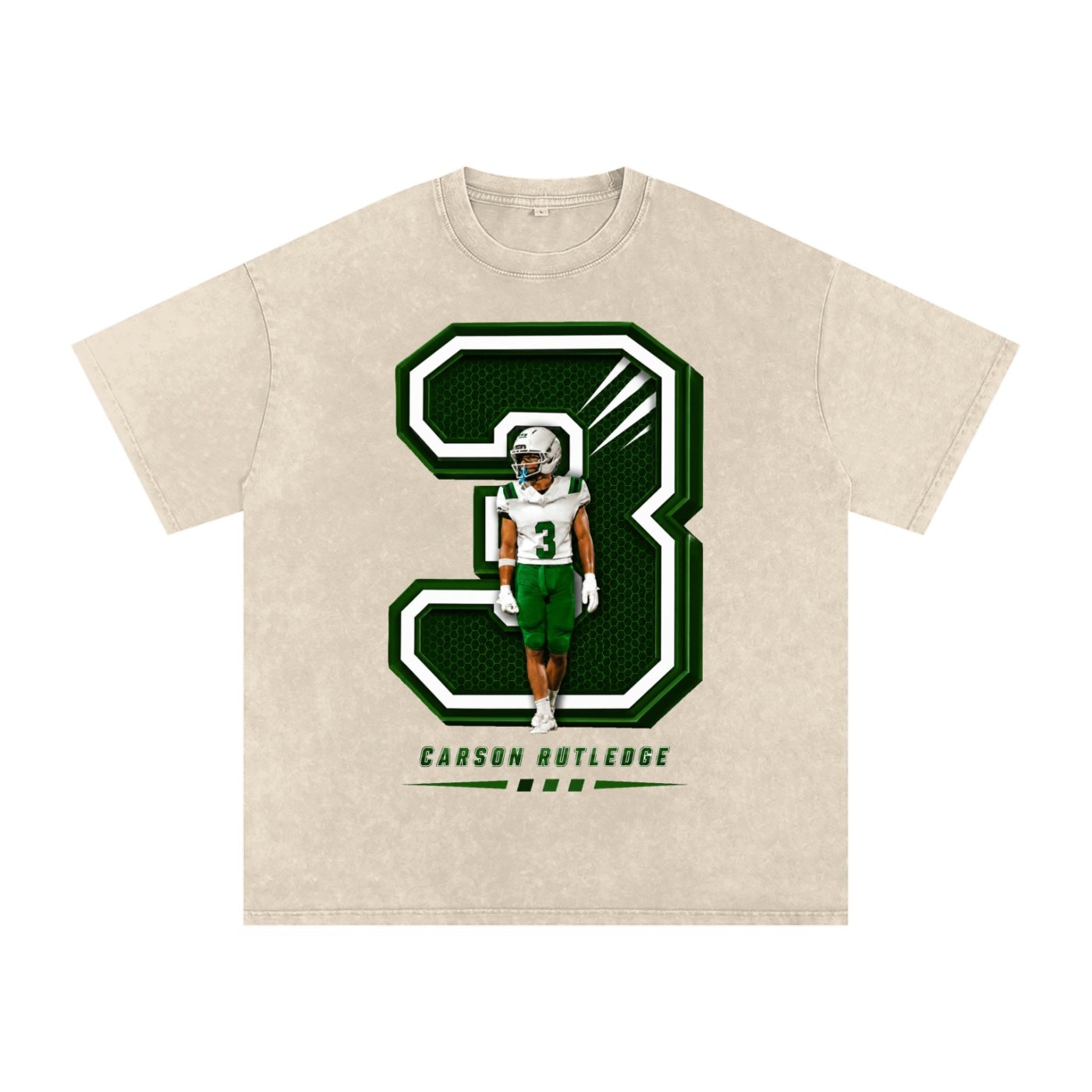 Carson Rutledge Snow Washed Oversized TEE - Image 2