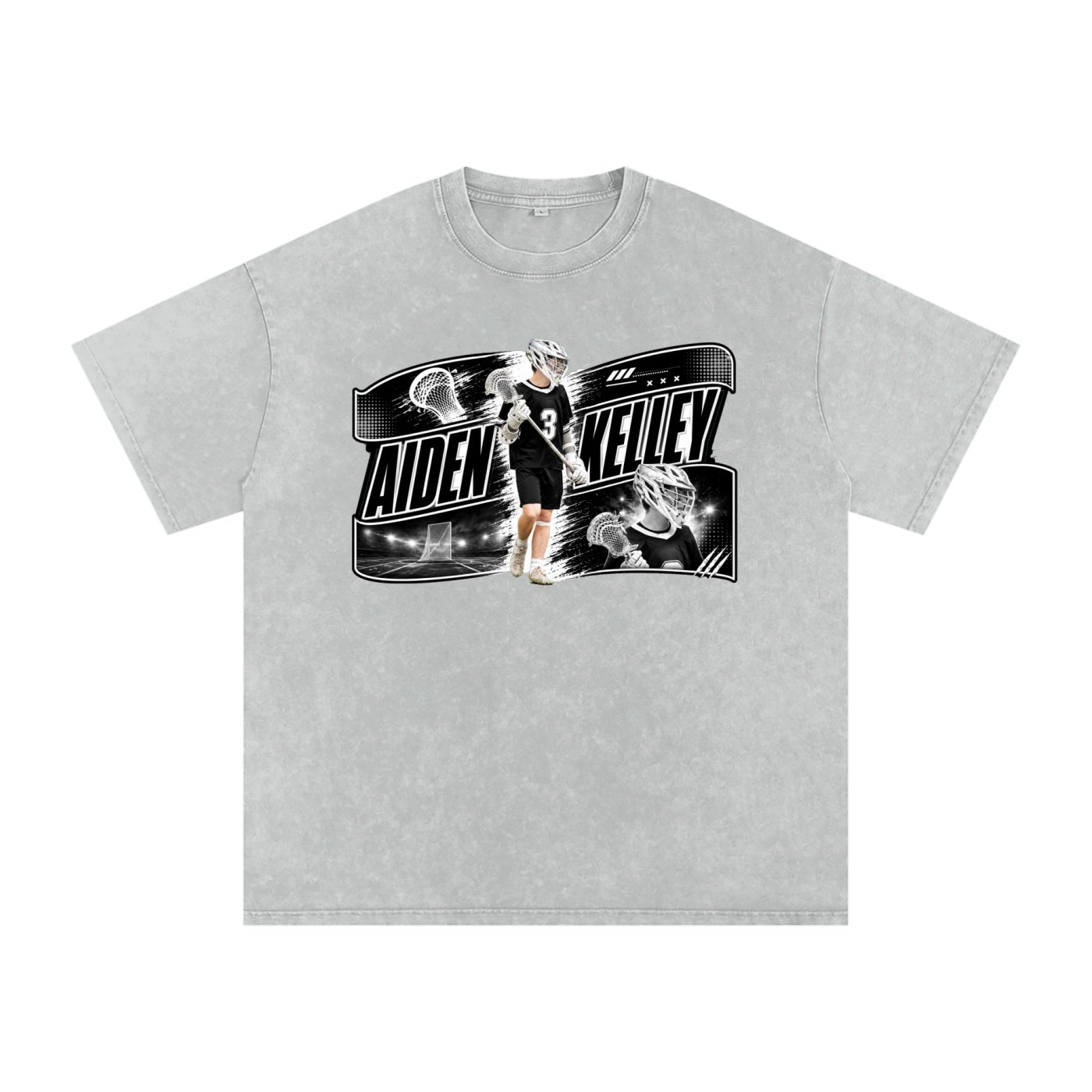 Aiden Kelley Snow Washed Oversized TEE - Image 3