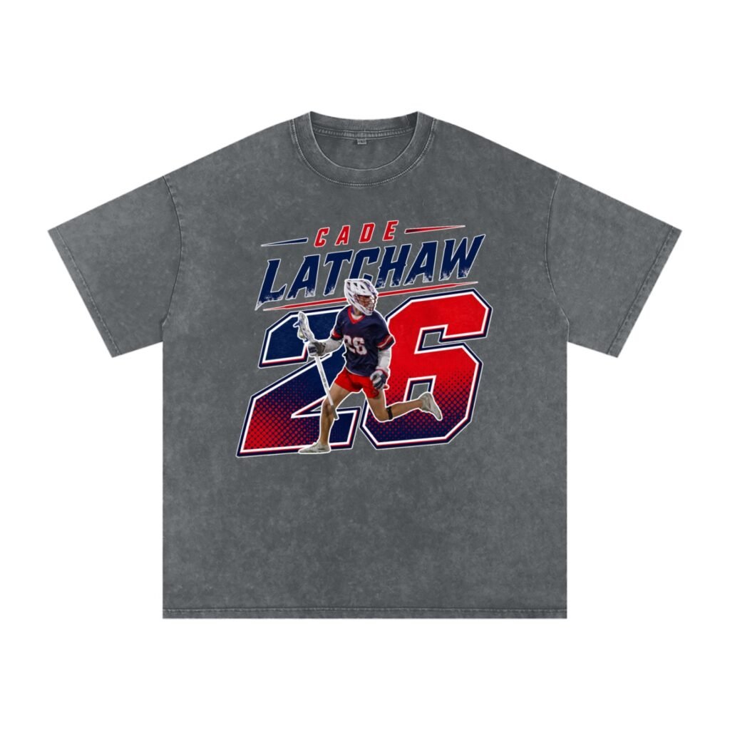 Cade Latchaw Snow Washed Oversized TEE