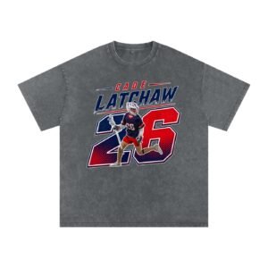 Cade Latchaw Snow Washed Oversized TEE - Image 4
