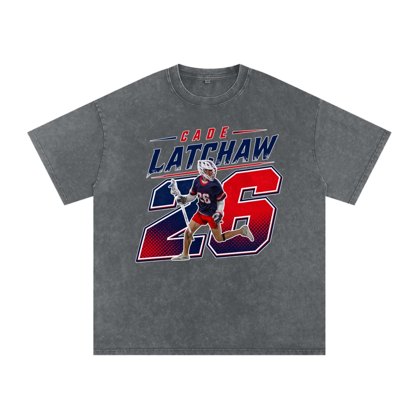 Cade Latchaw Snow Washed Oversized TEE - Image 4