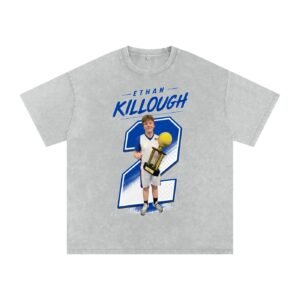 Ethan killough Snow Washed Oversized TEE - Image 3