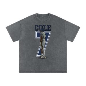 Cole Knight Snow Washed Oversized TEE - Image 4