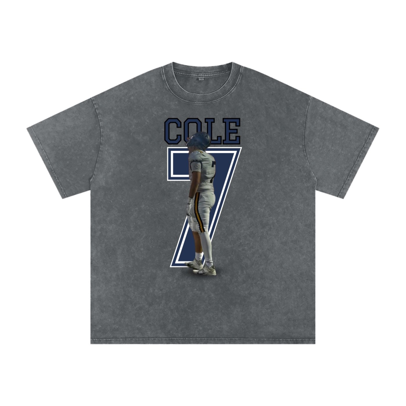 Cole Knight Snow Washed Oversized TEE - Image 4