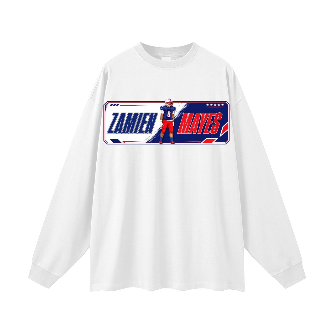 Zamien Lee Mayes Unisex Long Sleeve T-Shirt - Image 2