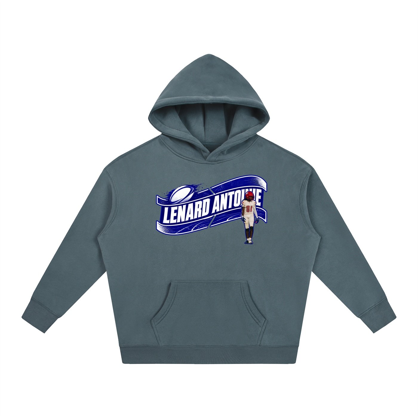 Lenard Antoine Oversize Fleeced Hoodie - Image 4