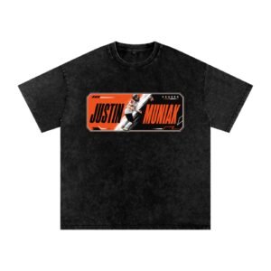 Justin Muniak Snow Washed Oversized TEE - Image 1