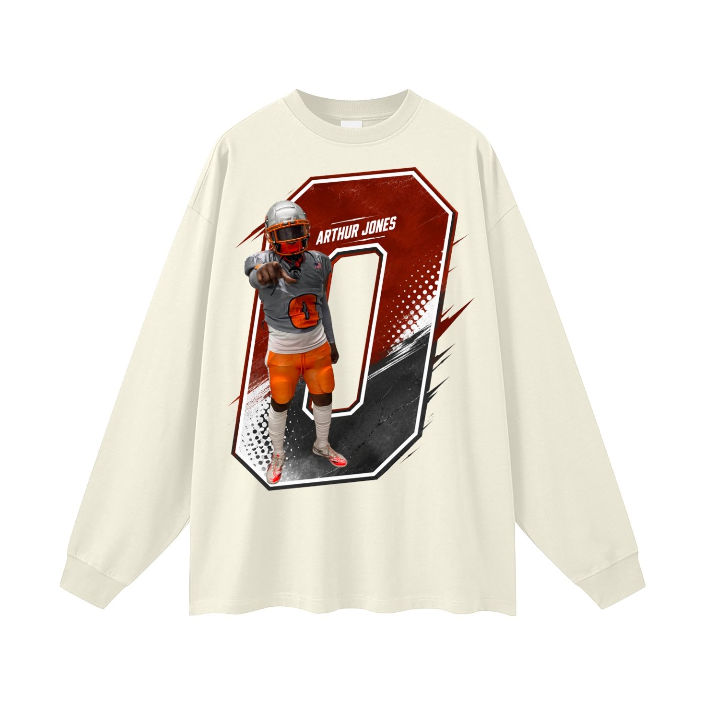 Arthur Seatbelt Jones Unisex Long Sleeve T-Shirt - Image 3