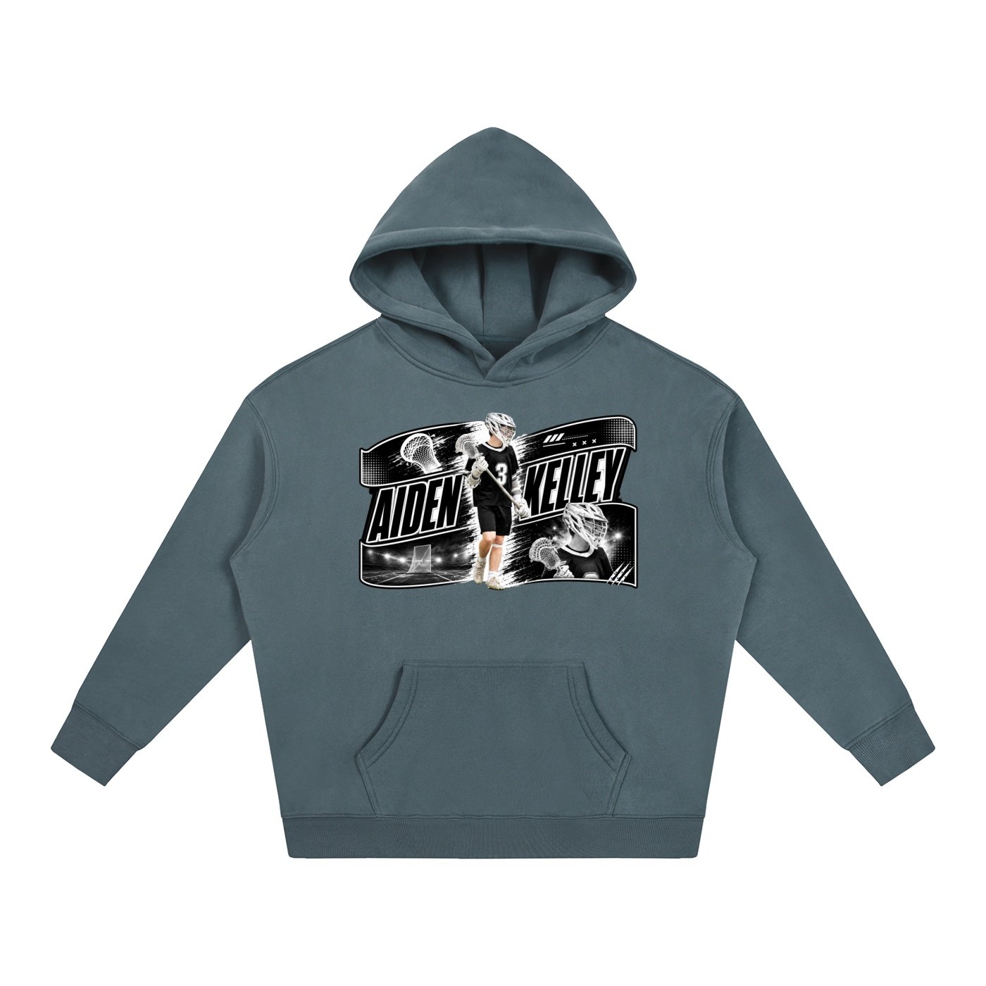 Aiden Kelley Oversize Fleeced Hoodie - Image 4