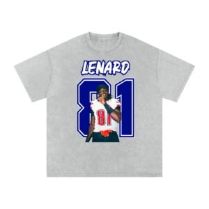 Lenard Antoine Snow Washed Oversized TEE - Image 3