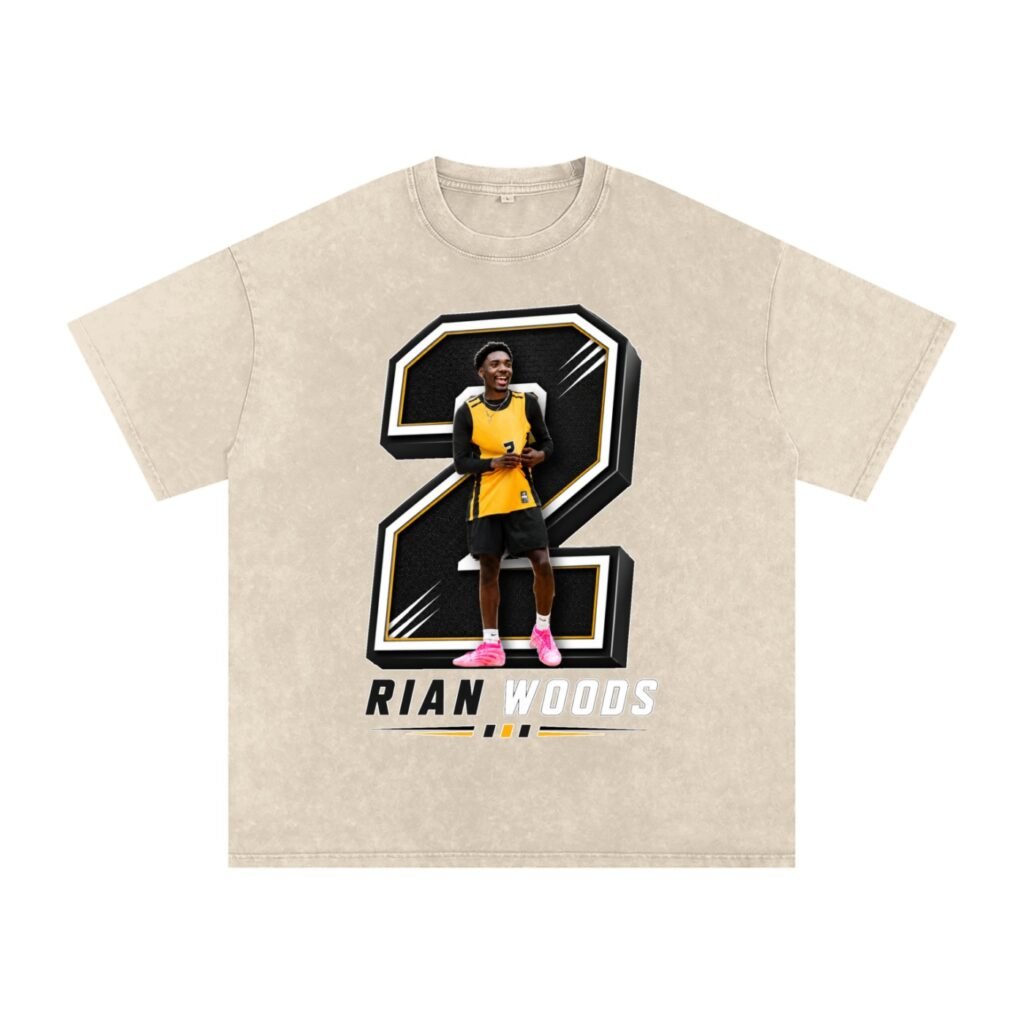 Rian Woods Snow Washed Oversized TEE