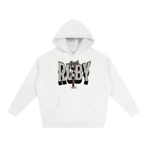 Ruby wills Oversize Fleeced Hoodie - Image 2
