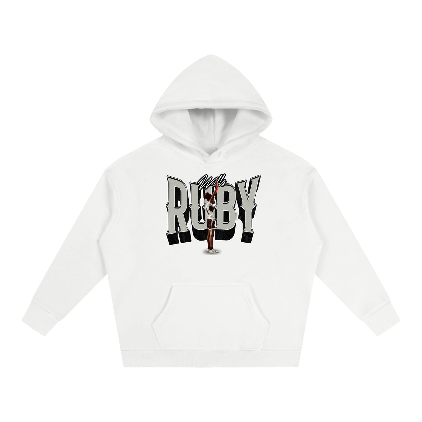 Ruby wills Oversize Fleeced Hoodie - Image 2