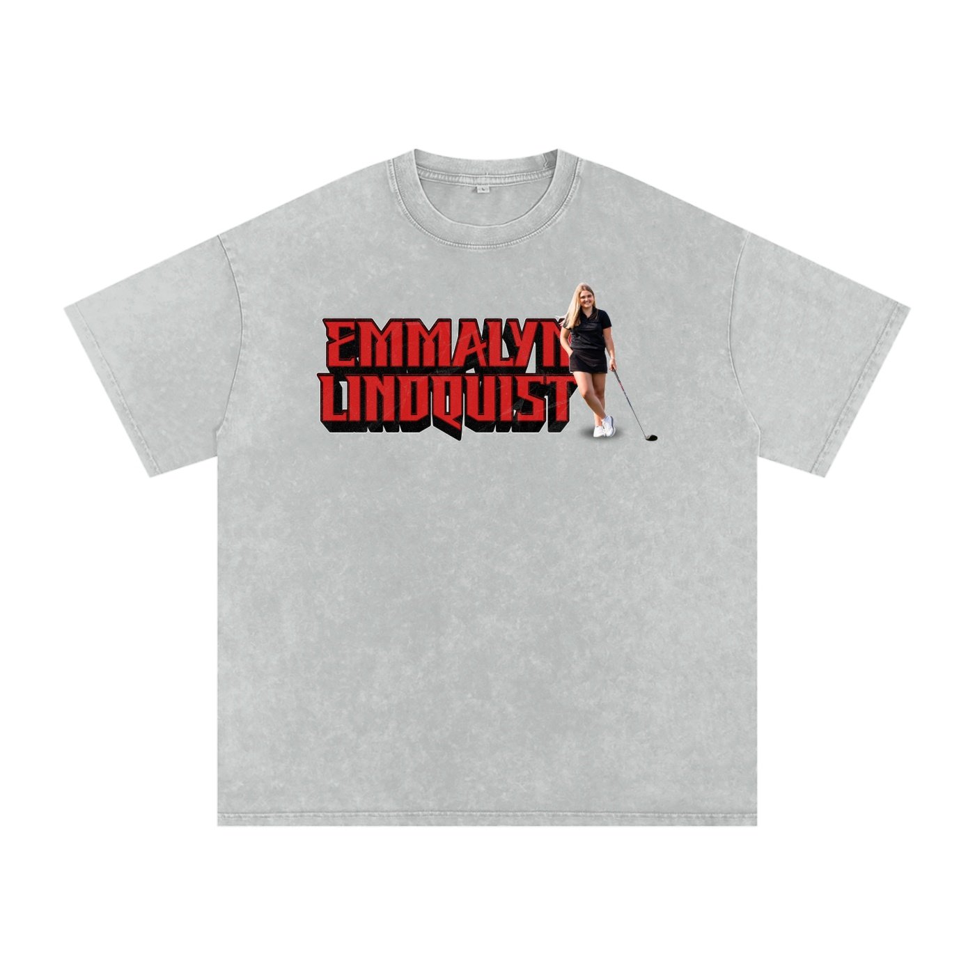 Emmalyn Lindquist Snow Washed Oversized TEE - Image 3