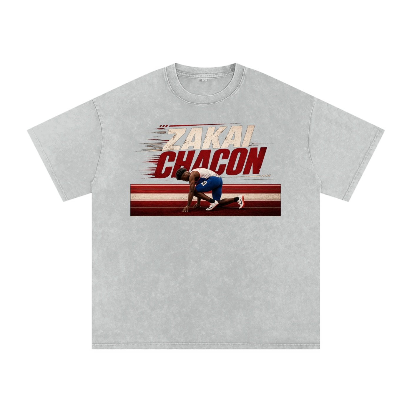 Zakai Chacon Snow Washed Oversized TEE - Image 2