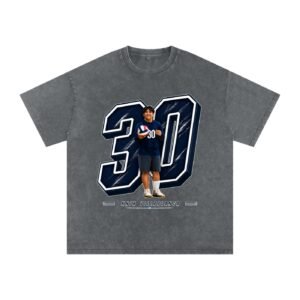 Knik Villablanca Jr Snow Washed Oversized TEE - Image 4