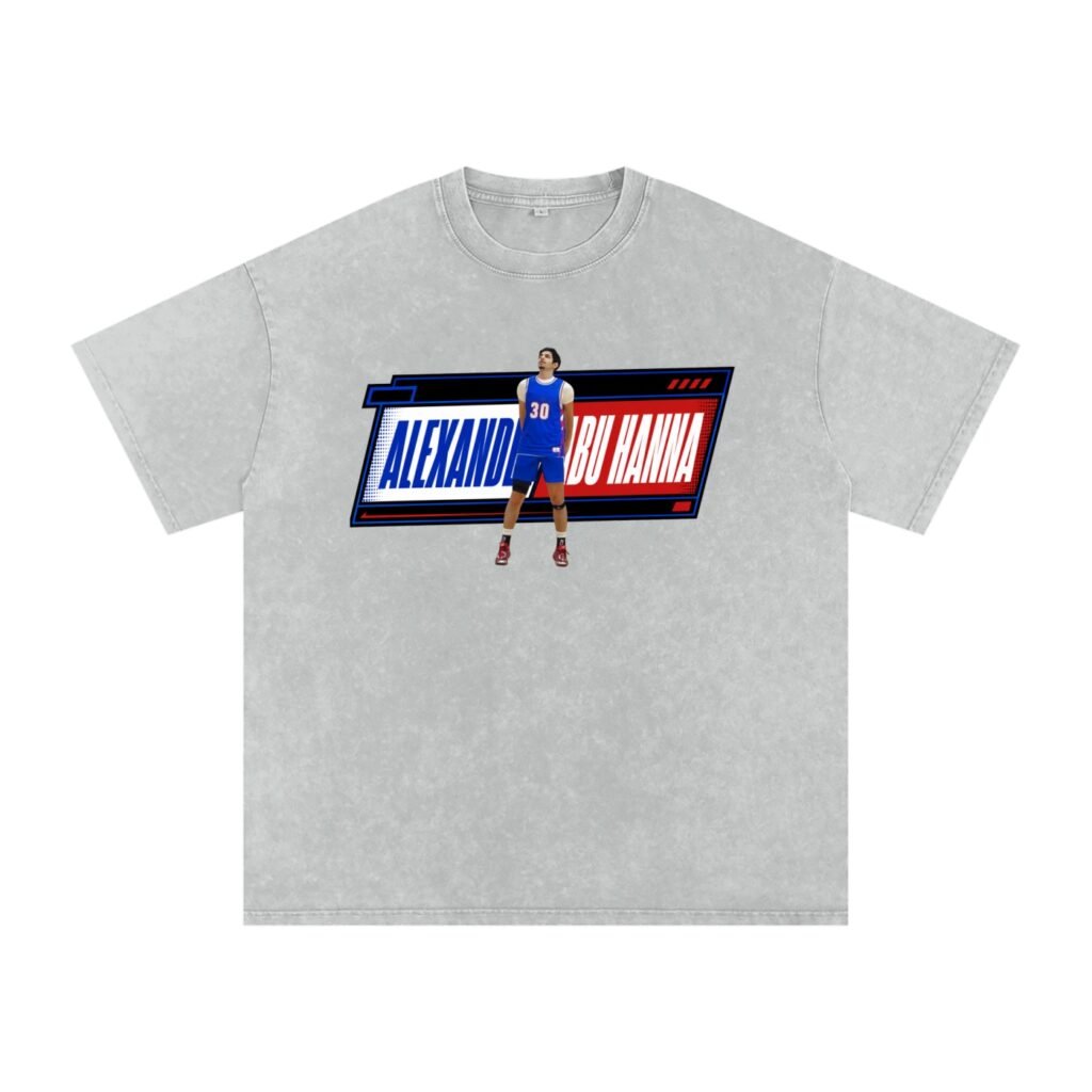 Alexander Abu Hanna Snow Washed Oversized TEE