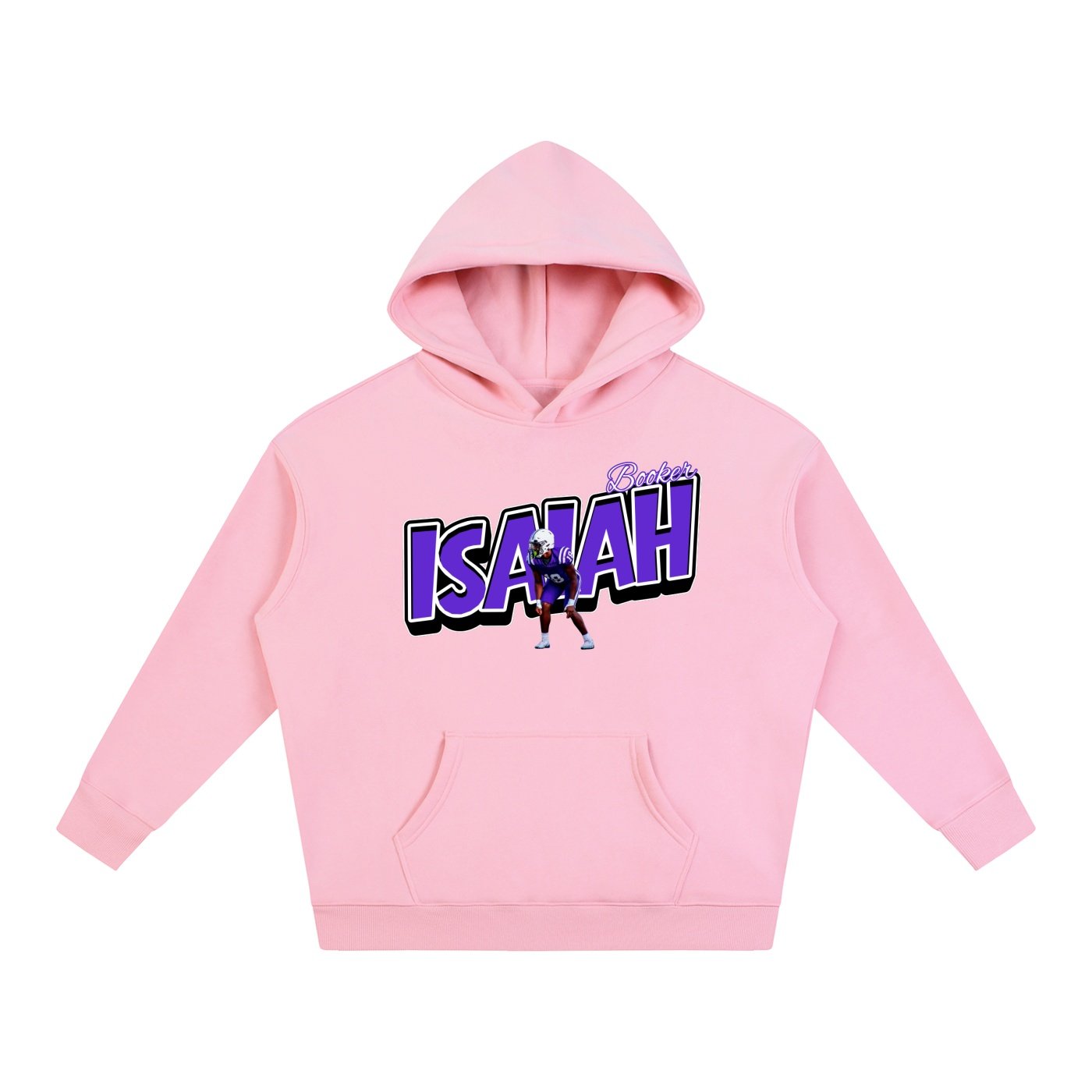 Isaiah booker Oversize Fleeced Hoodie - Image 5