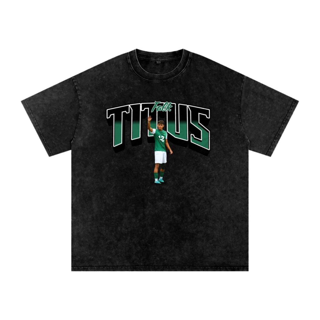 Titus Falk Snow Washed Oversized TEE