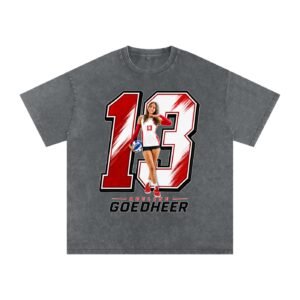 Adeline Goedheer Snow Washed Oversized TEE - Image 4