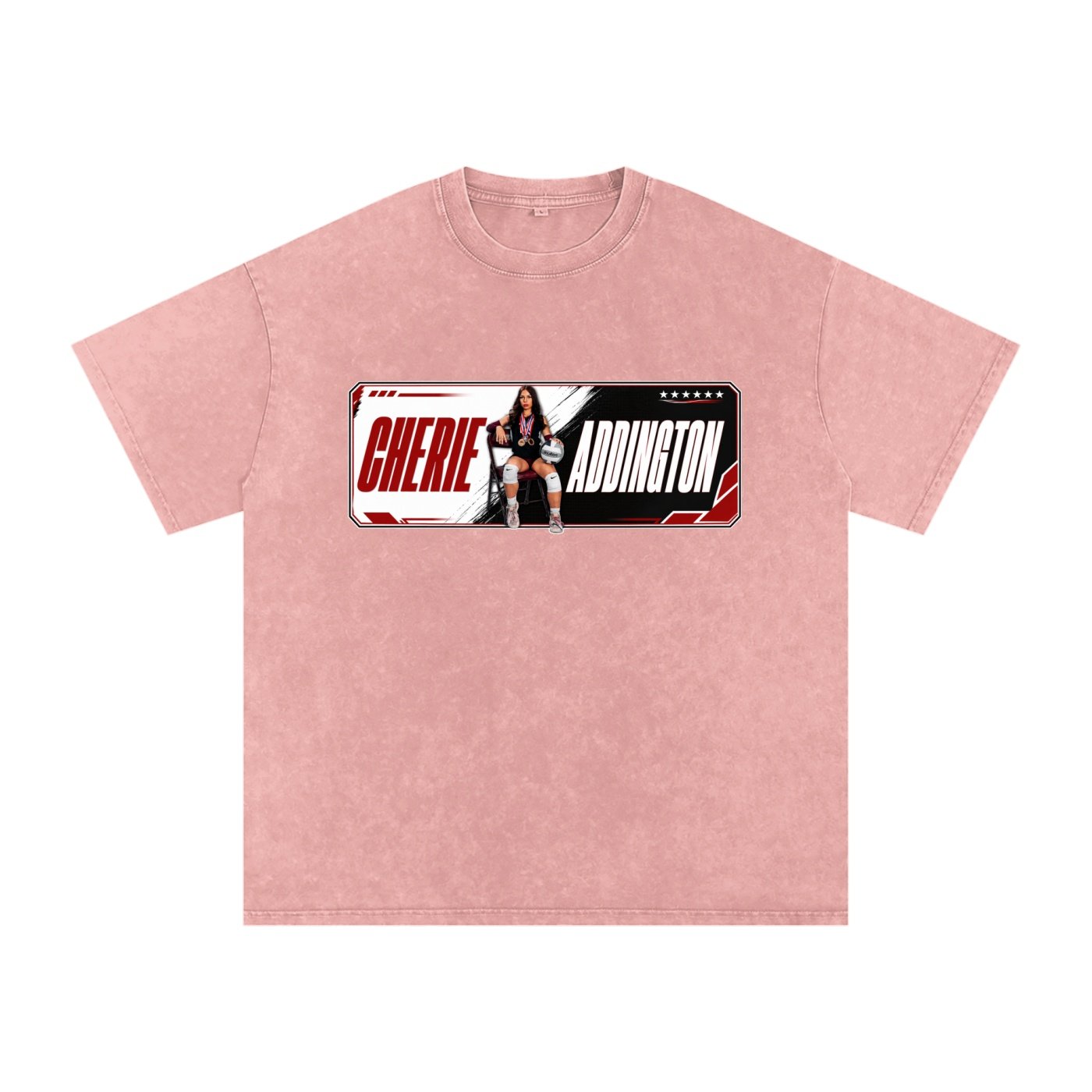 Cherie Addington Snow Washed Oversized TEE - Image 5