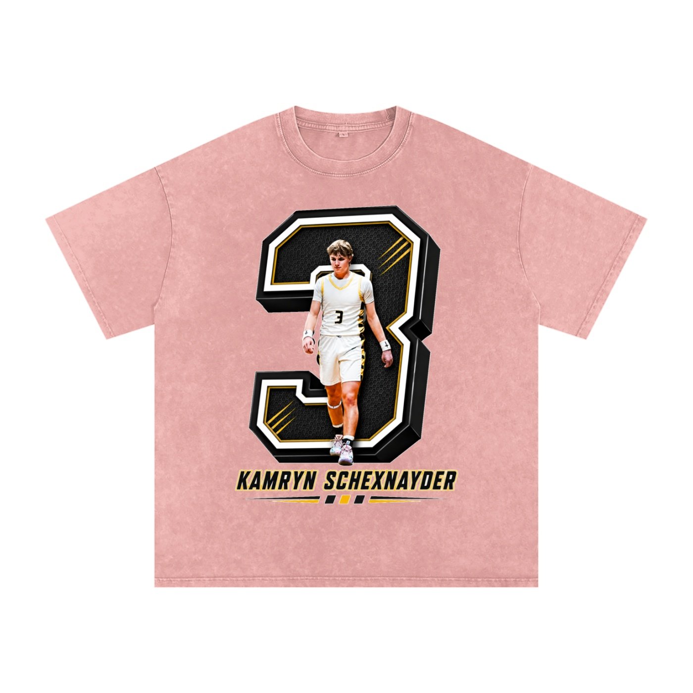 Kamryn Schexnayder Snow Washed Oversized TEE - Image 5