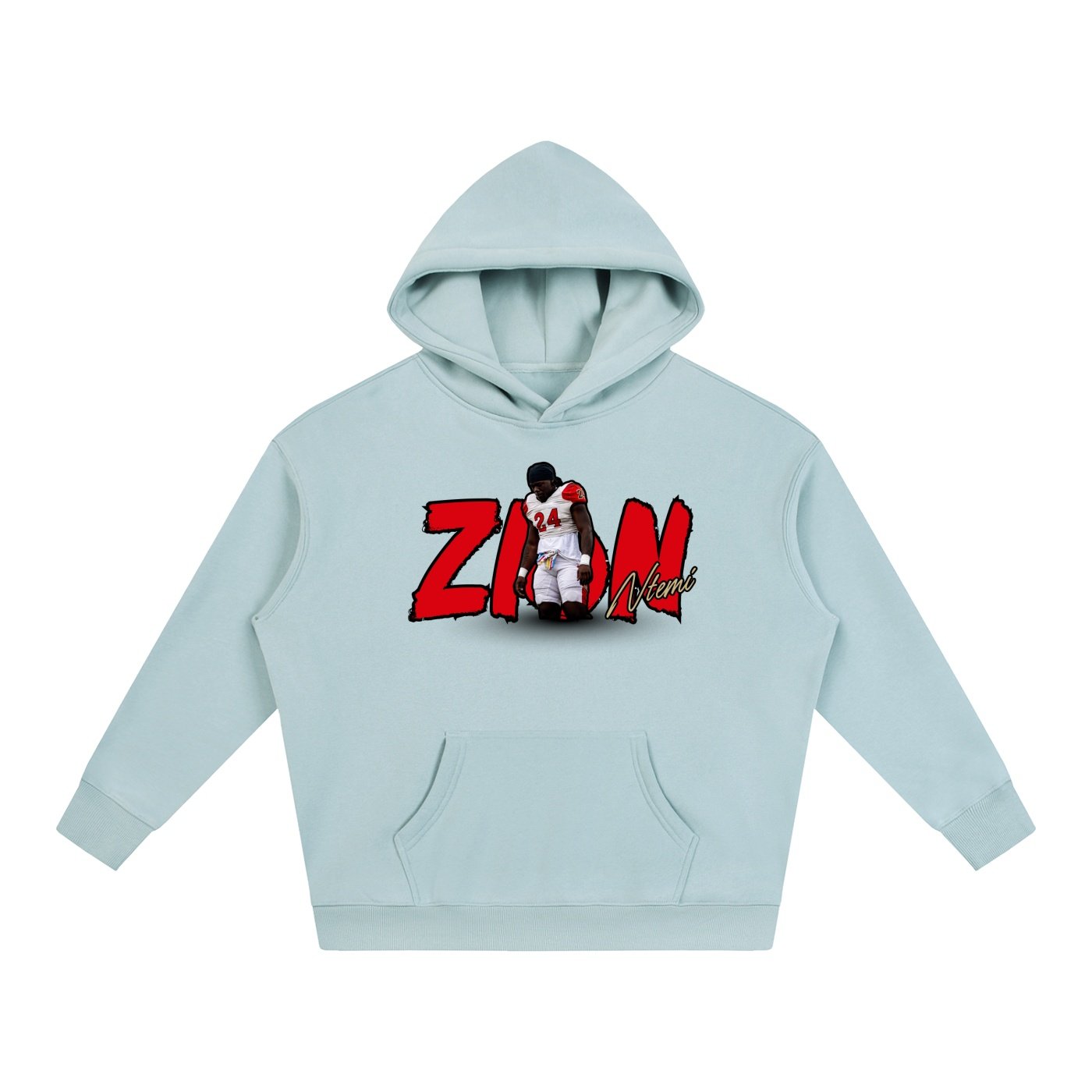 Zion Ntemi Oversize Fleeced Hoodie - Image 3