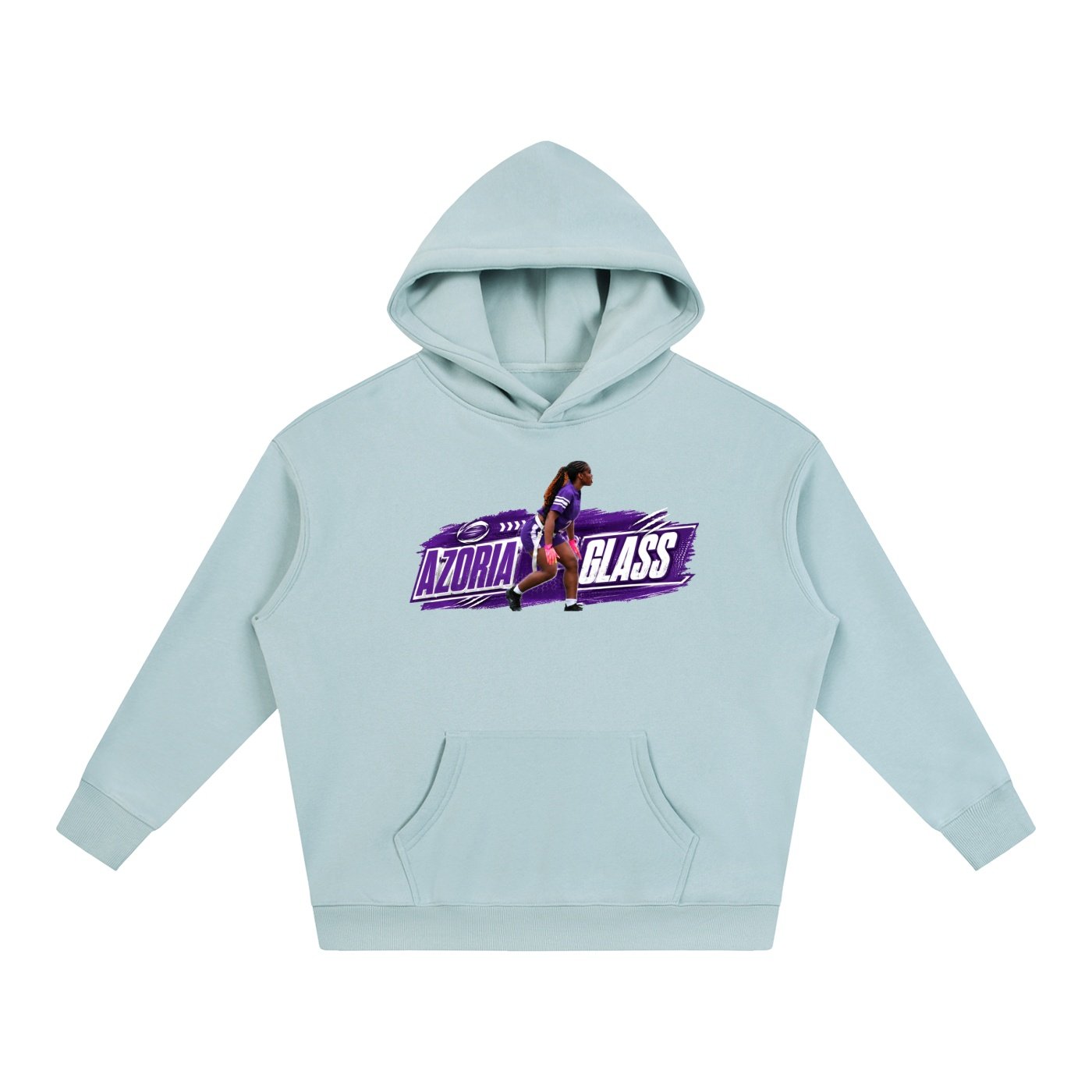 Azoria Glass Oversize Fleeced Hoodie - Image 3