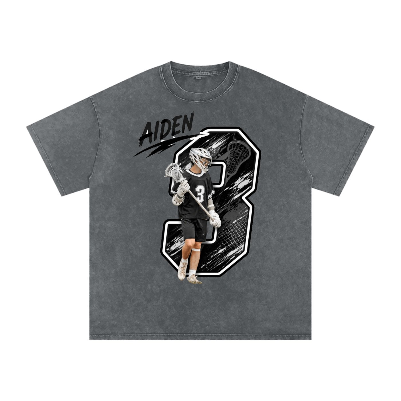 Aiden Kelley Snow Washed Oversized TEE - Image 3