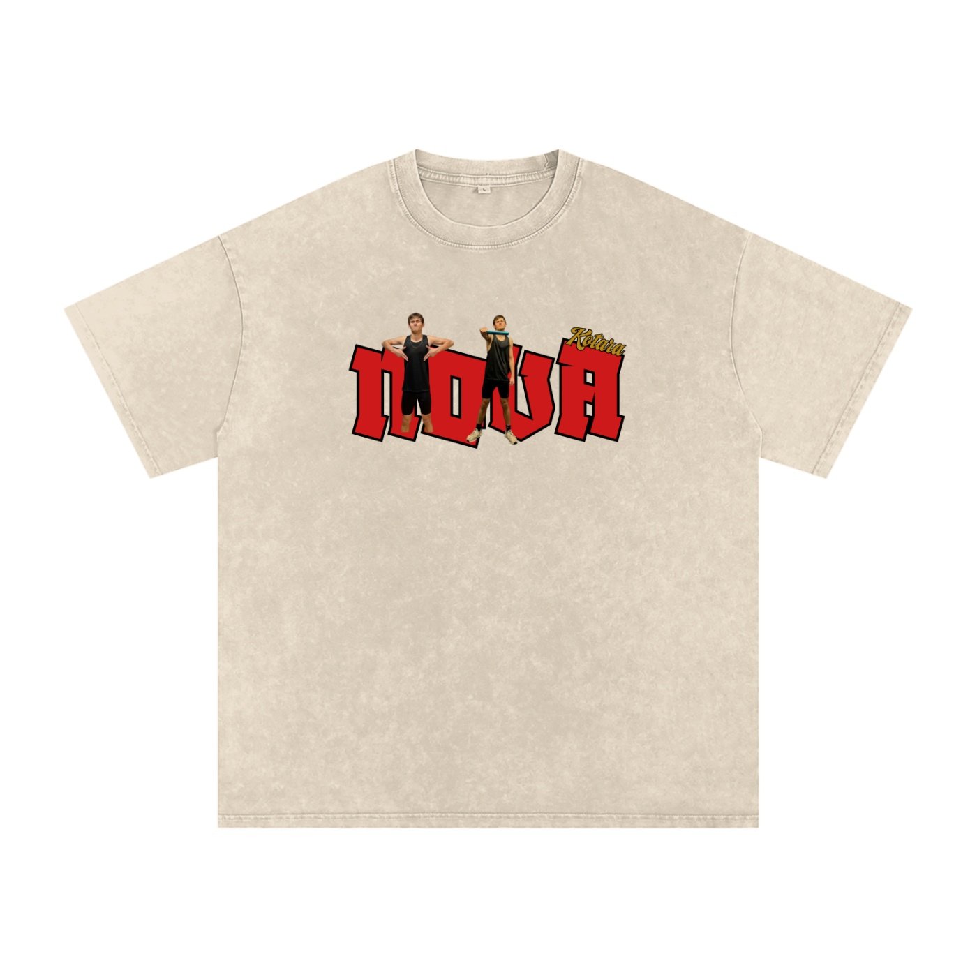 Nova Katora Snow Washed Oversized TEE - Image 2