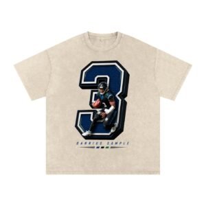 Darrius Sample Snow Washed Oversized TEE - Image 2