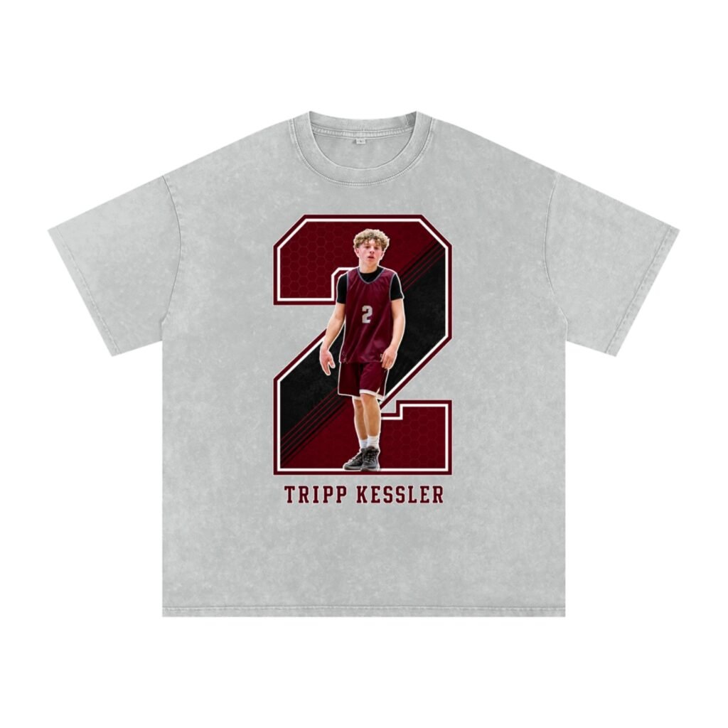 Tripp Kessler Snow Washed Oversized TEE