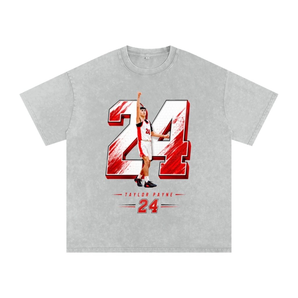 Taylor payne Snow Washed Oversized TEE