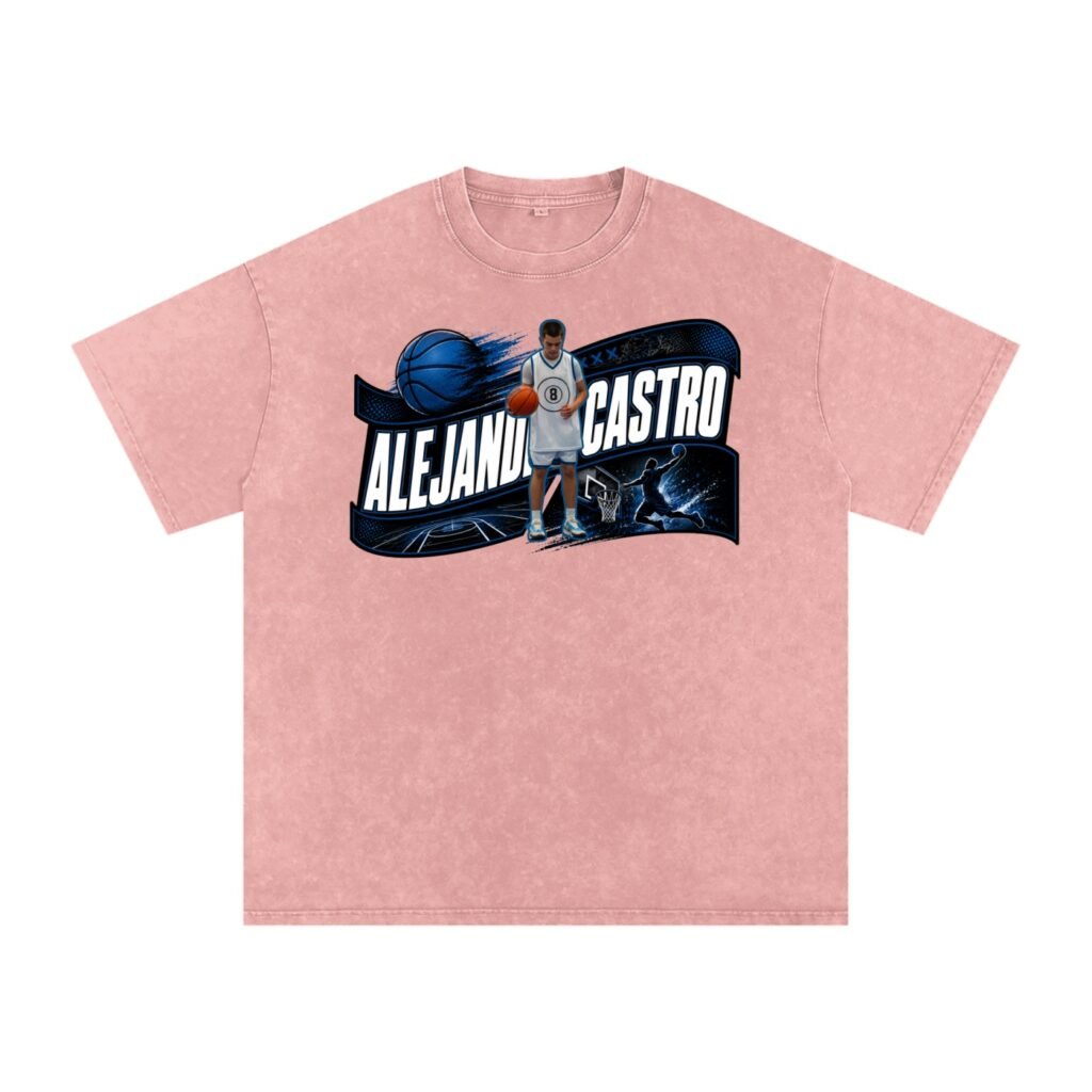 Alejandro Castro Snow Washed Oversized TEE