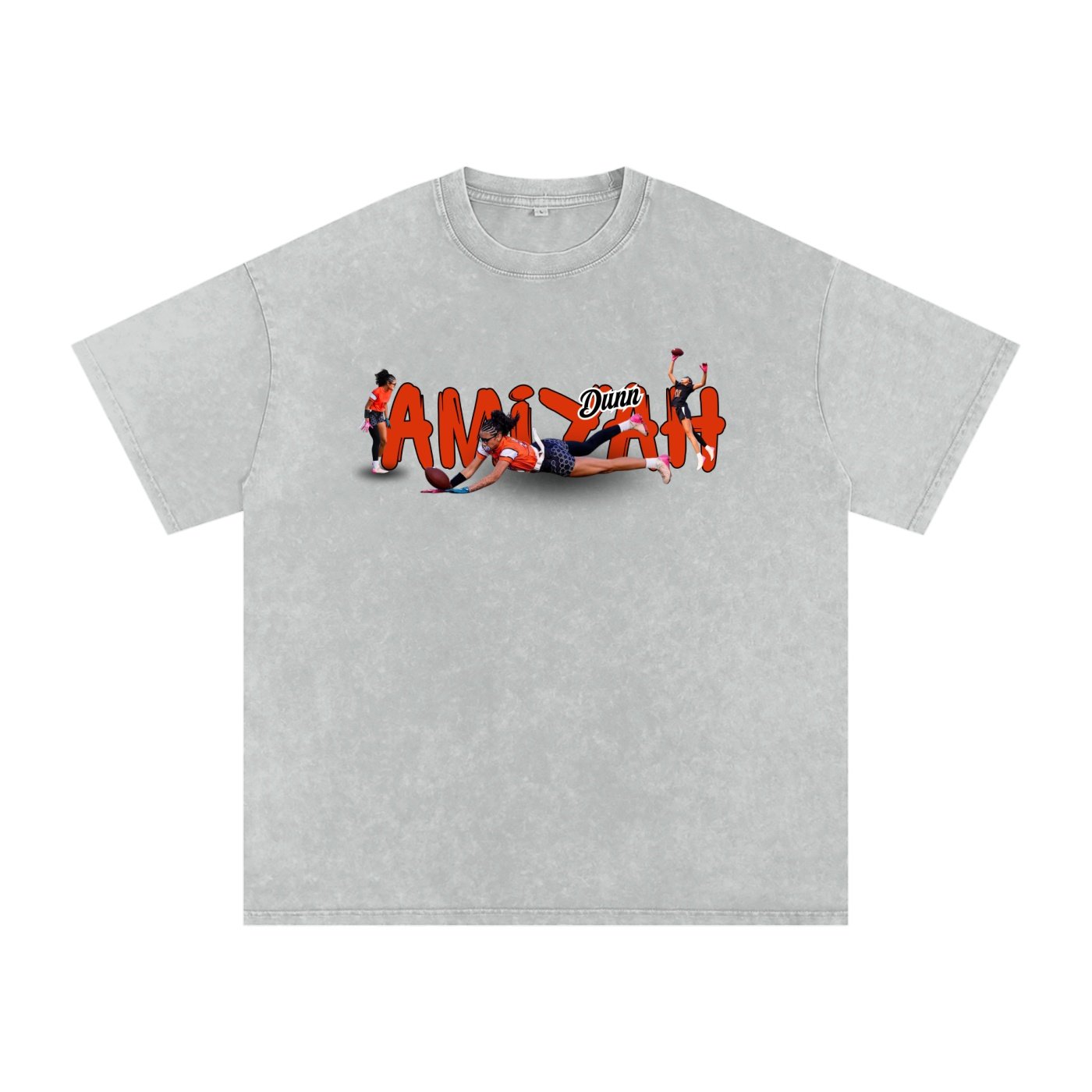 Amiyah Dunn Snow Washed Oversized TEE - Image 3