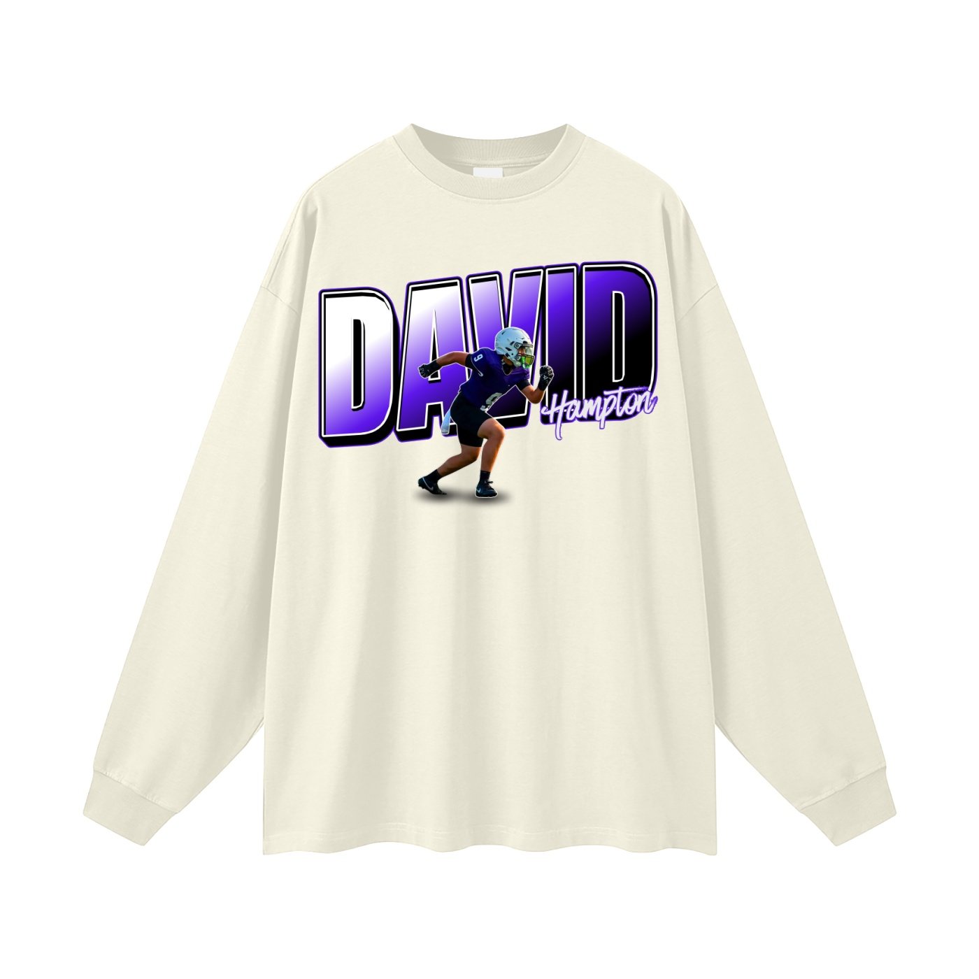 David Hampton Unisex Long Sleeve T-Shirt - Image 3