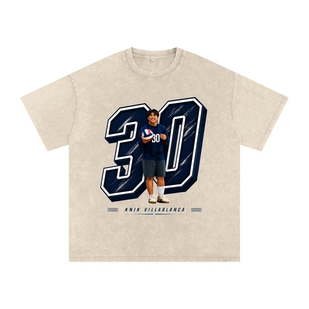 Knik Villablanca Jr Snow Washed Oversized TEE