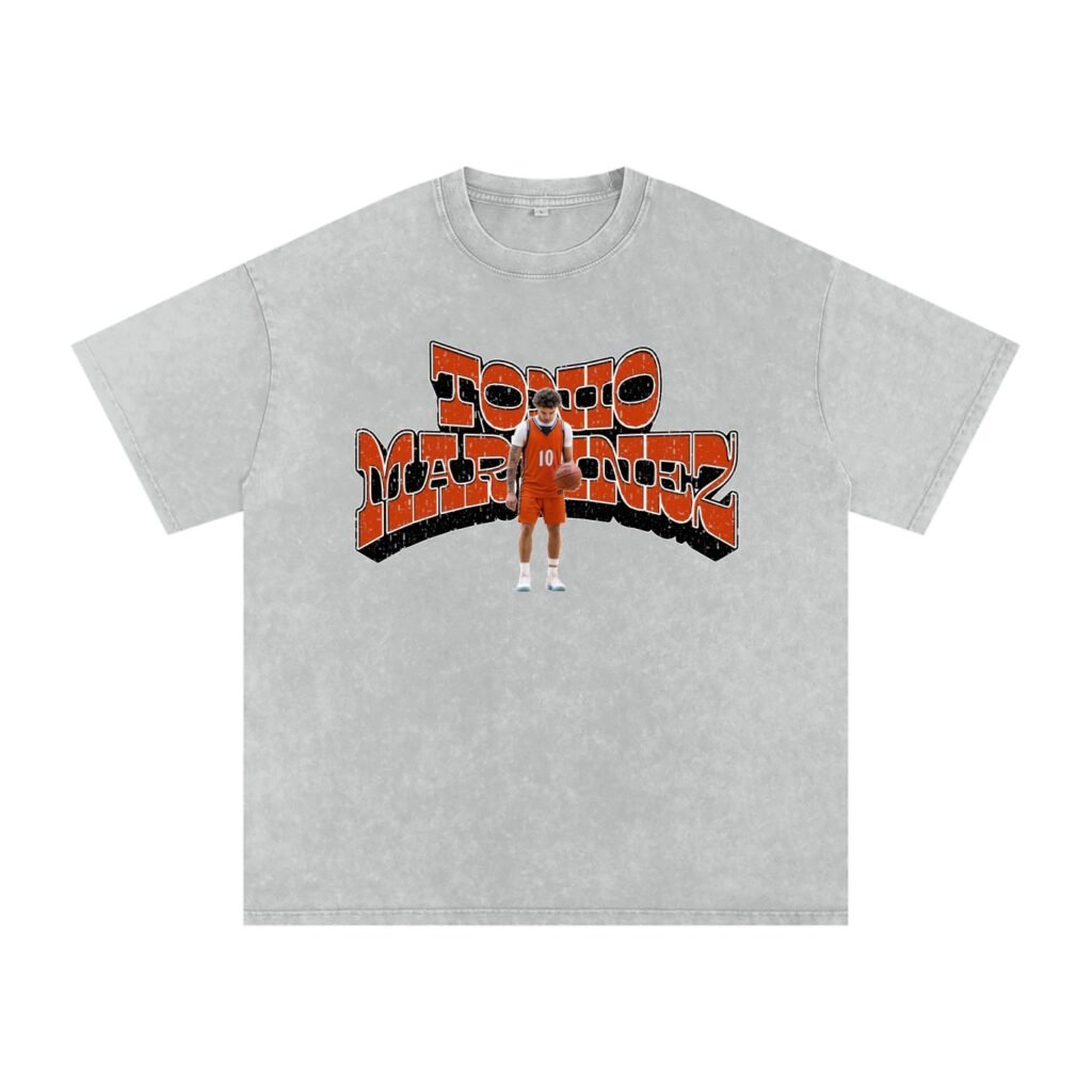 Tonio Martinez Snow Washed Oversized TEE