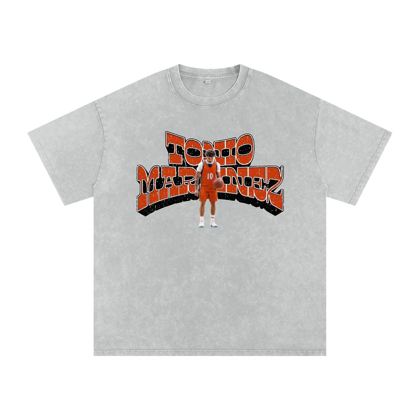 Tonio Martinez Snow Washed Oversized TEE - Image 3