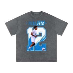 Titus Falk Snow Washed Oversized TEE - Image 4