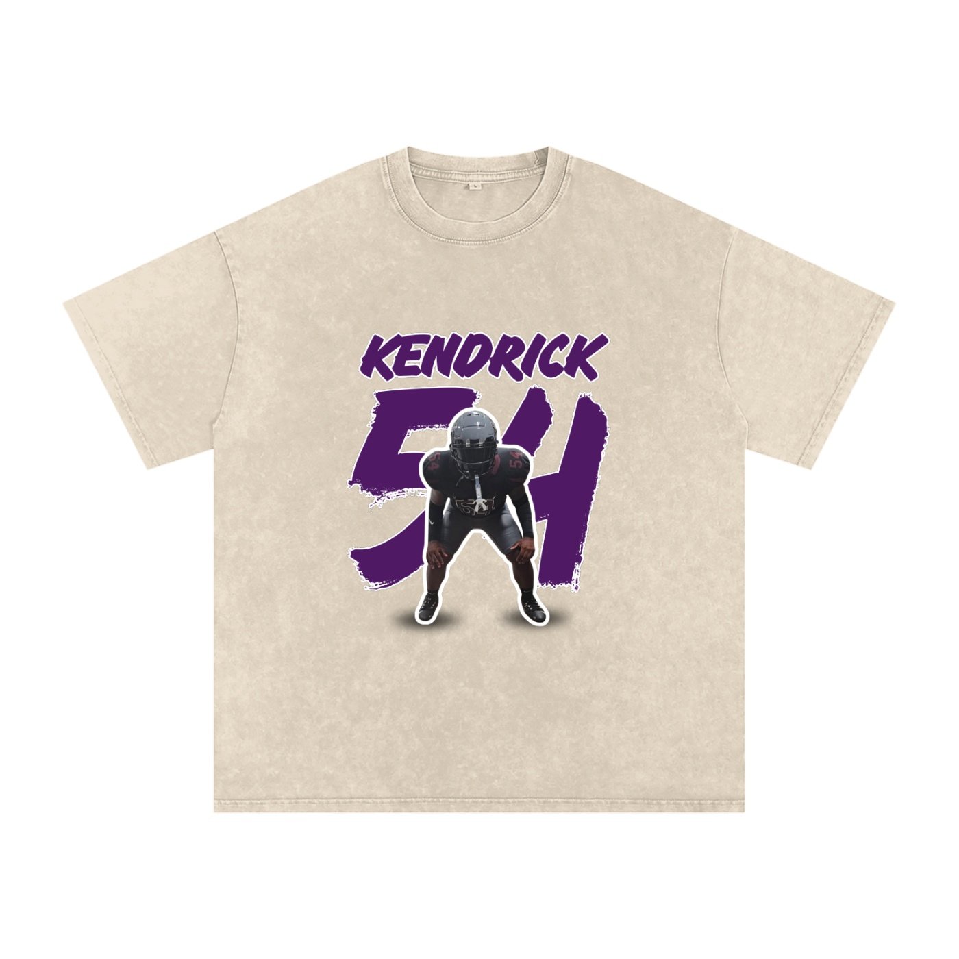 Kendrick Snow Washed Oversized TEE - Image 2
