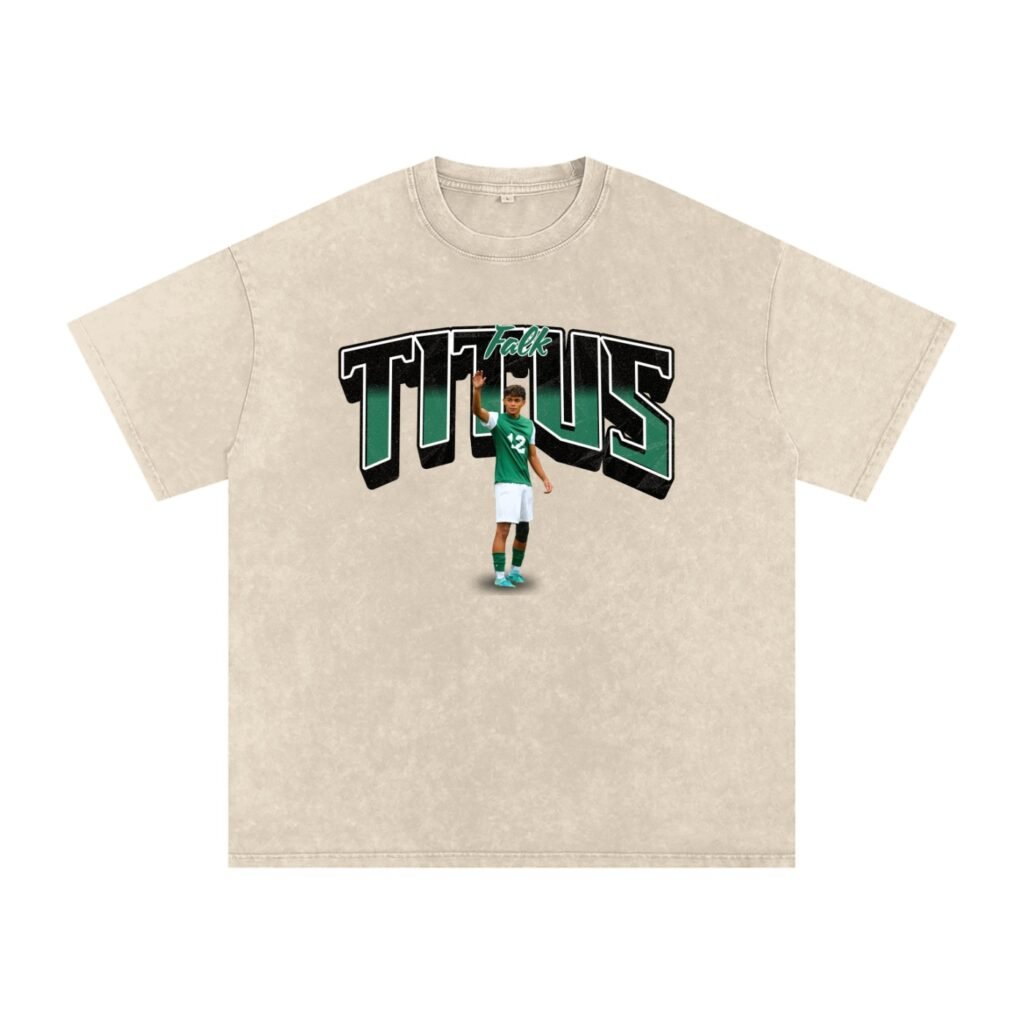 Titus Falk Snow Washed Oversized TEE