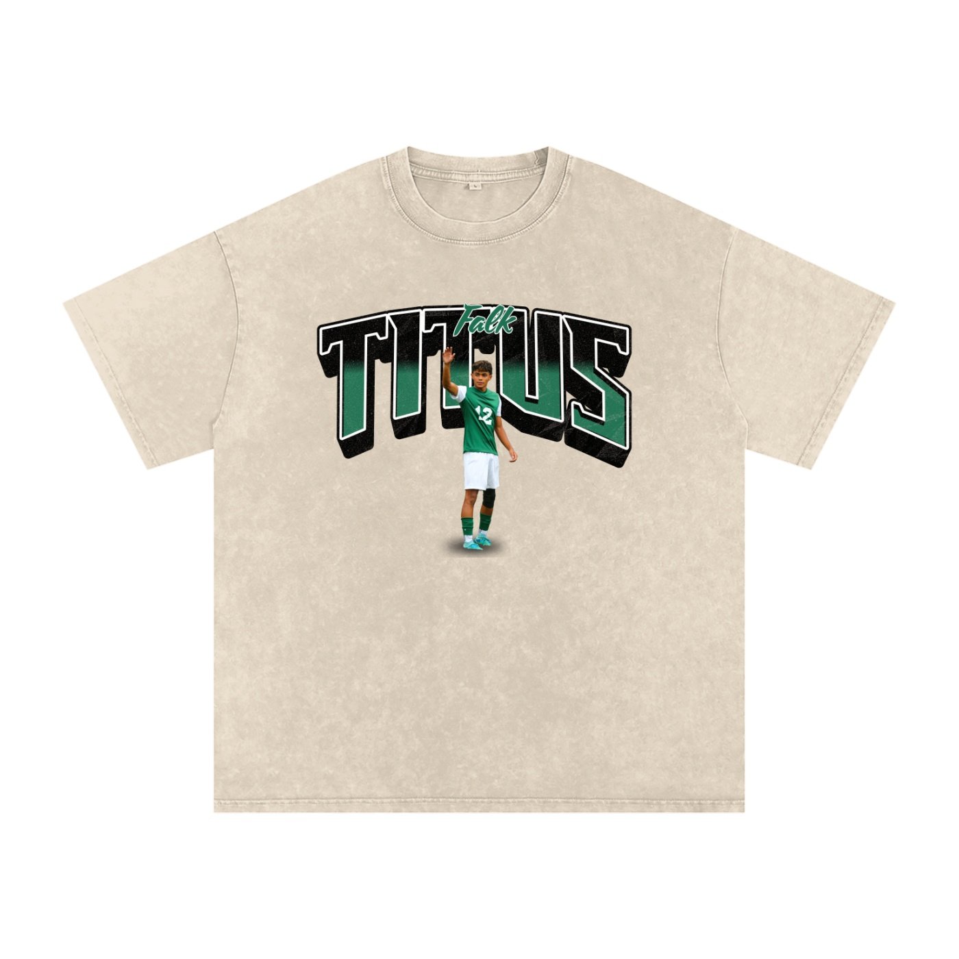 Titus Falk Snow Washed Oversized TEE - Image 2