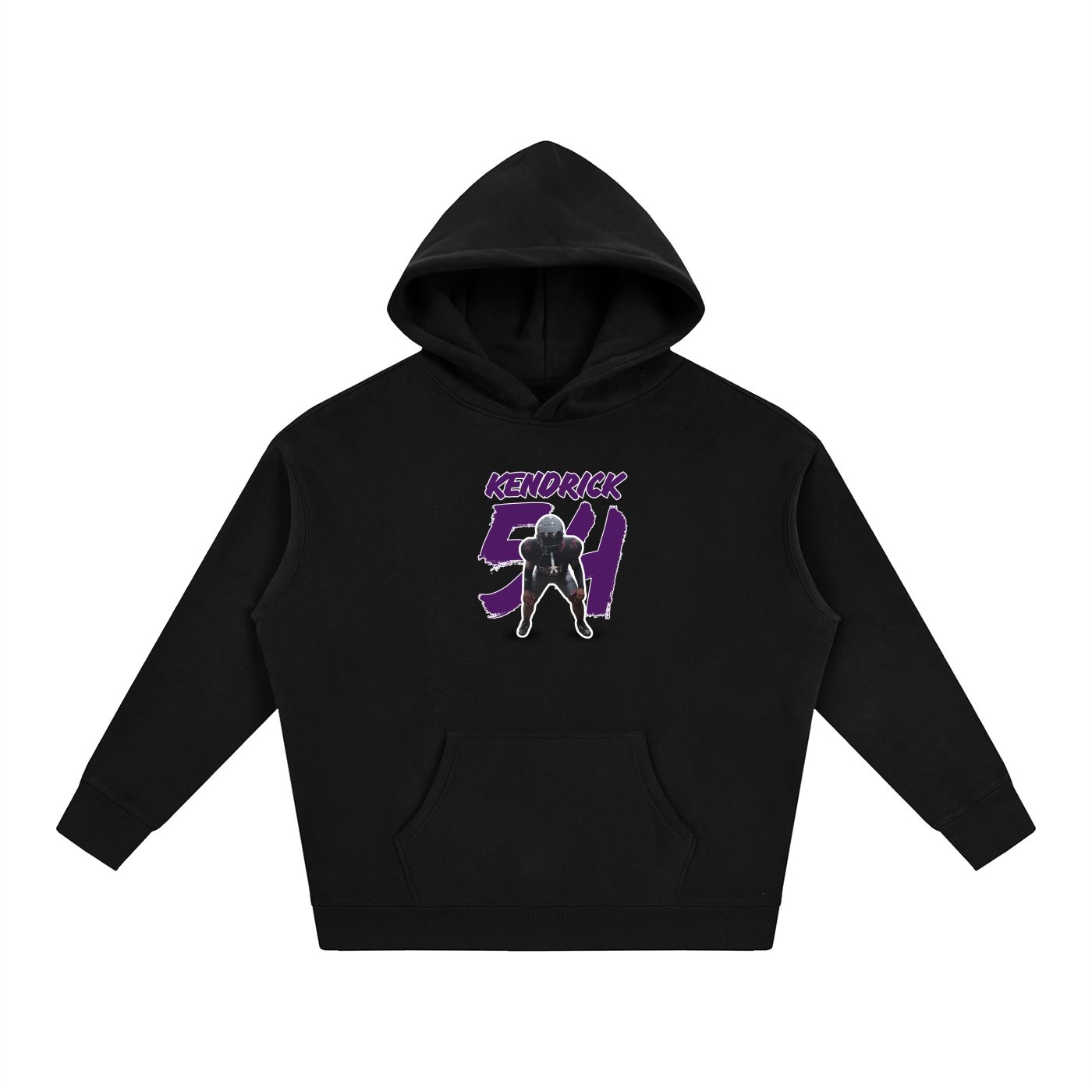 Kendrick Oversize Fleeced Hoodie - Image 1