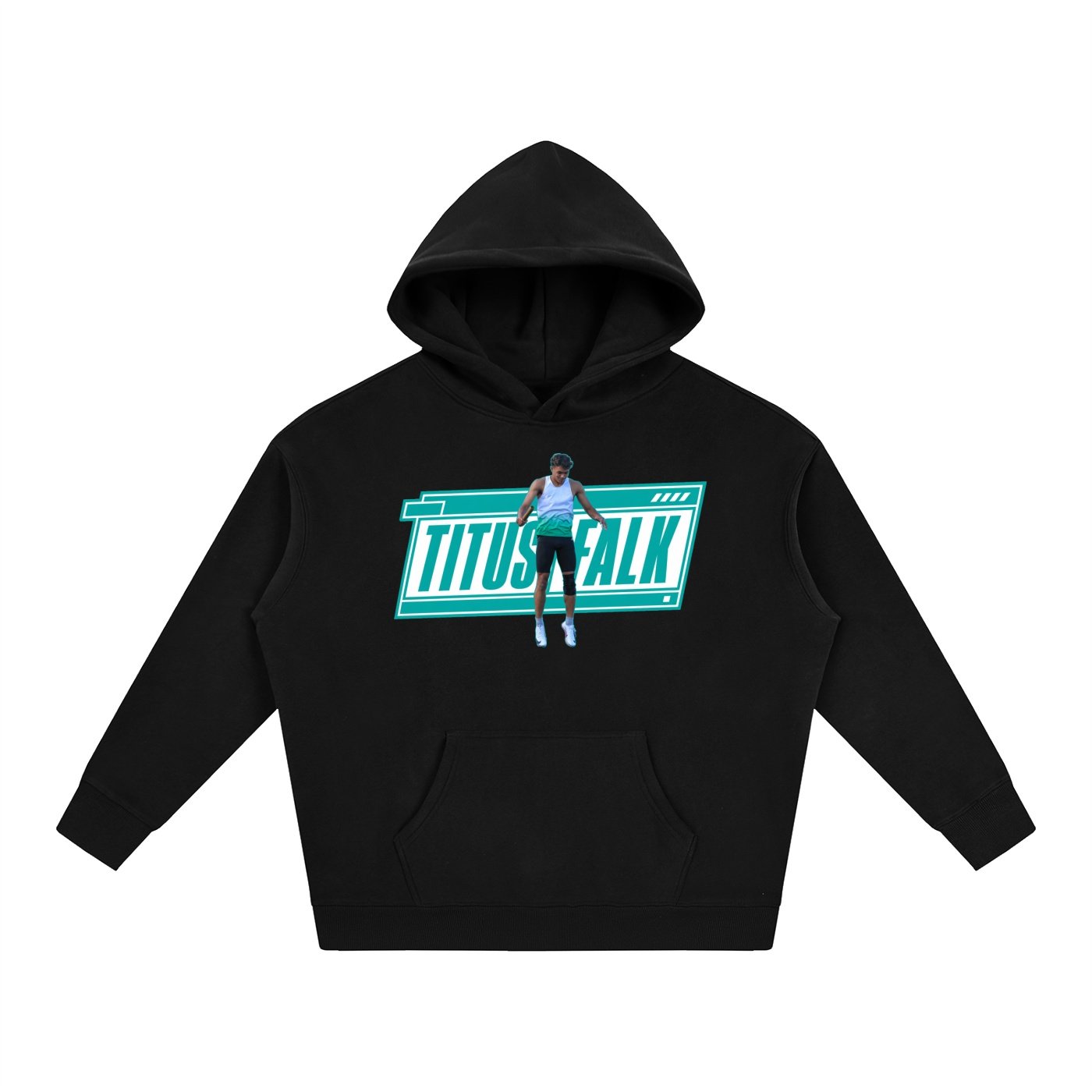 Titus Falk Oversize Fleeced Hoodie - Image 1